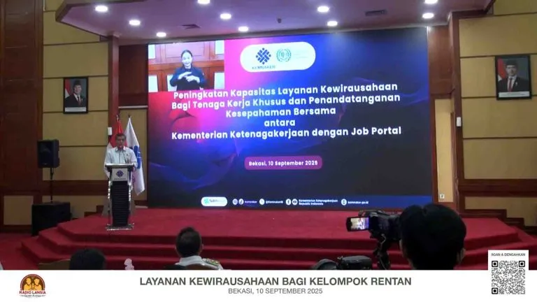 Wirausaha Jurus Jitu KEMNAKER Hadapi Era Aging Population